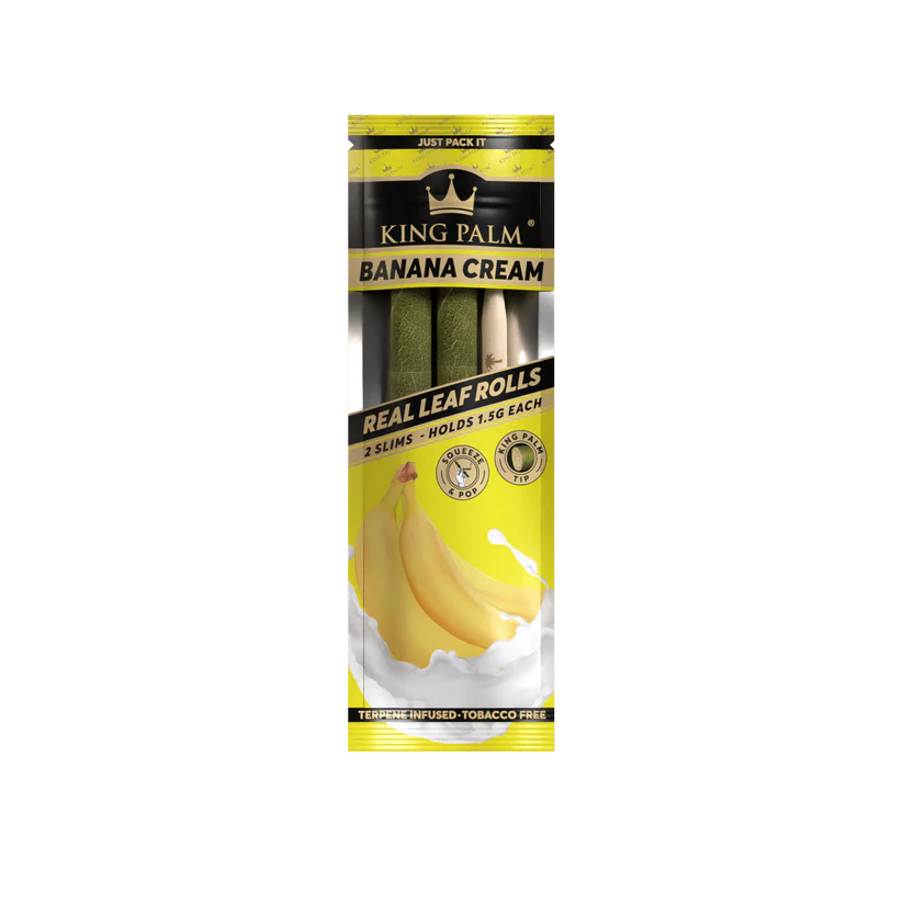 King Palm Blunt Rolls - Banana Cream | 2x