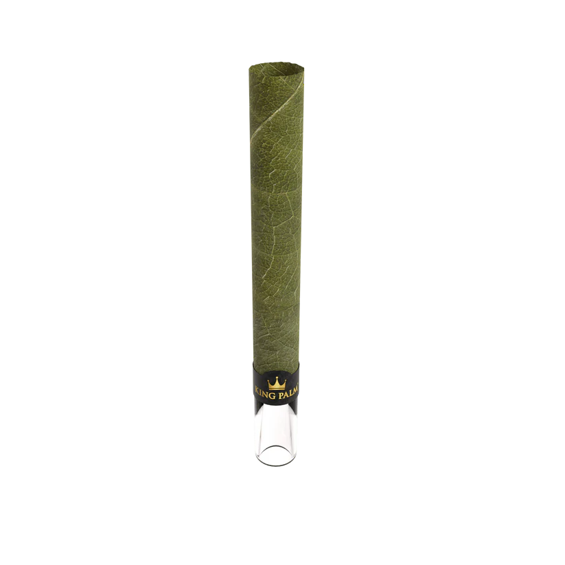 King Palm Blunt Rolls - Natural + Glass Tip | 2x