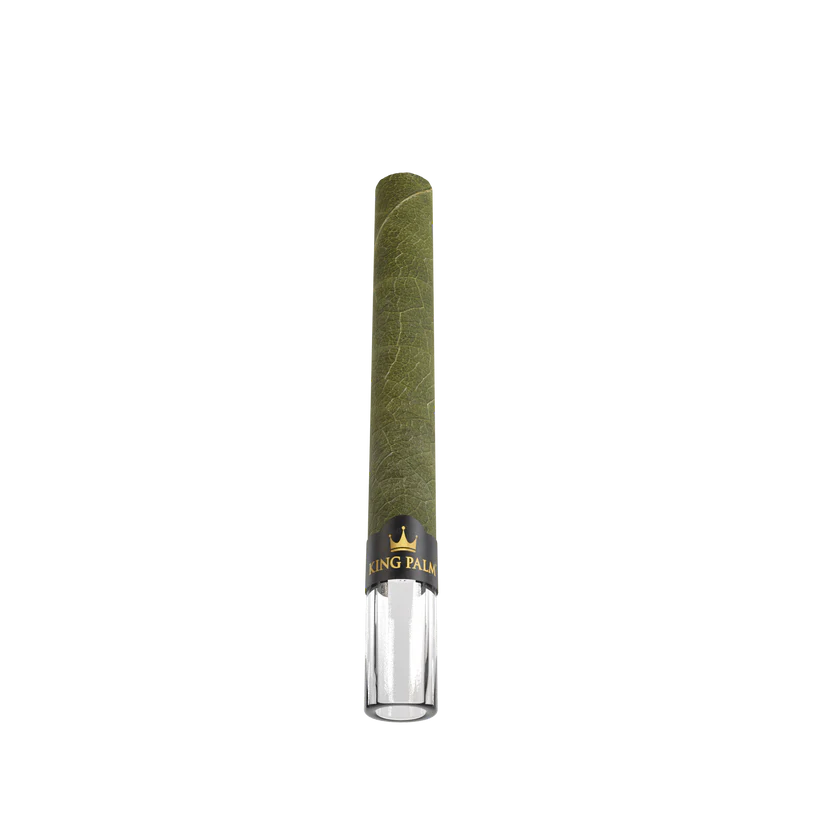 King Palm Blunt Rolls - Natural + Glass Tip | 2x
