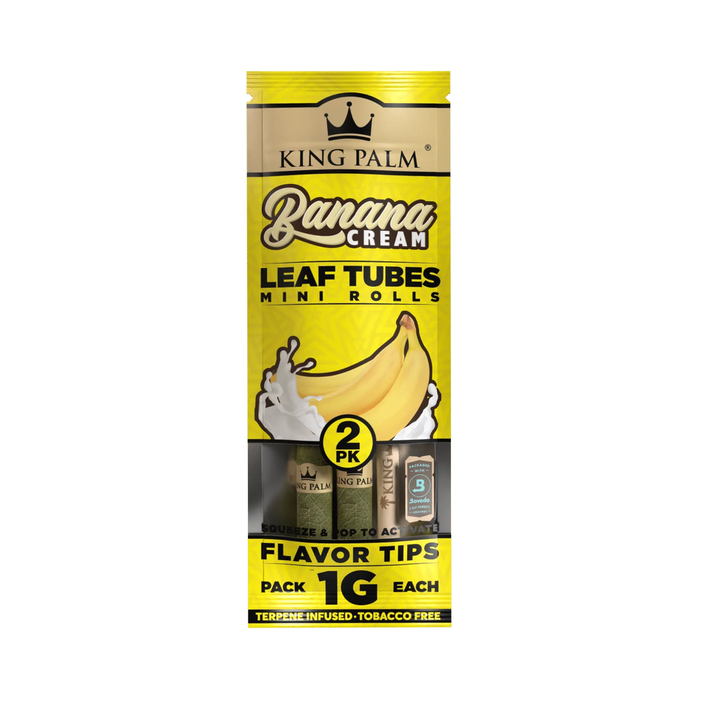 King Palm Blunt Rolls - Banana Cream | 2x
