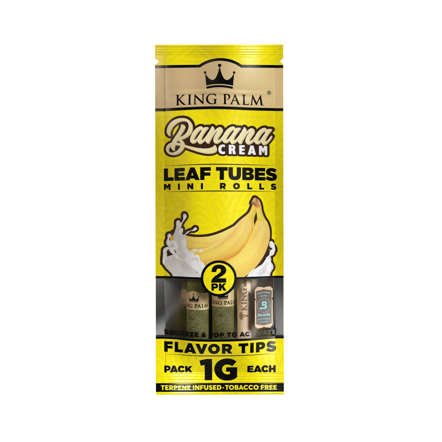 King Palm Blunt Rolls - Banana Cream | 2x