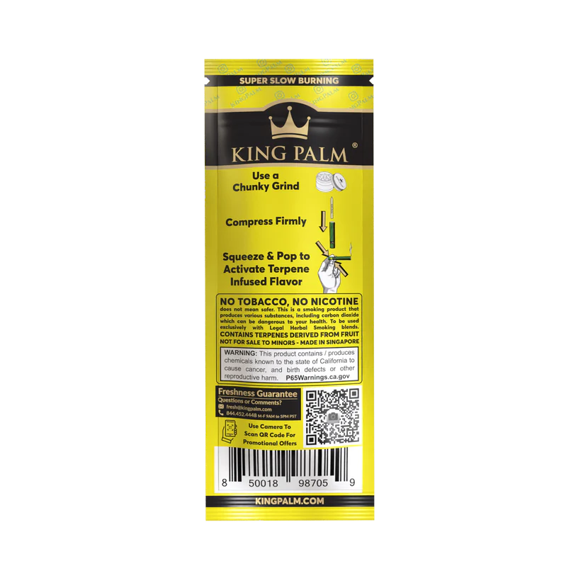 King Palm Blunt Rolls - Banana Cream | 2x