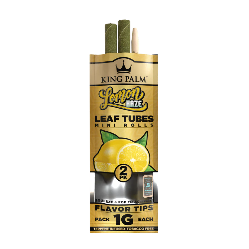 King Palm Blunt Rolls - Lemon Haze | 2x