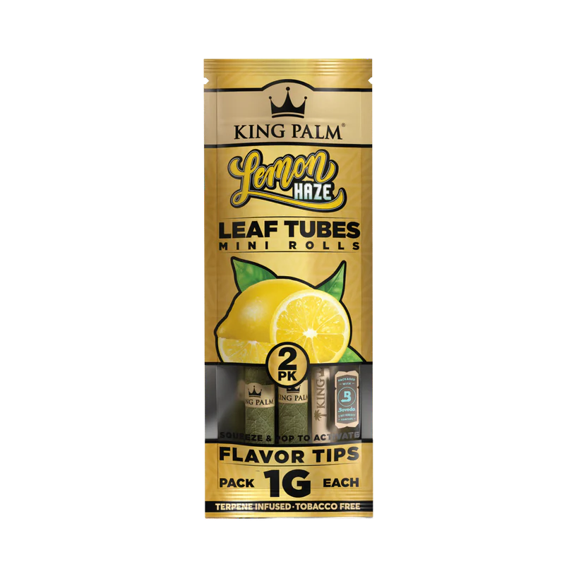 King Palm Blunt Rolls - Lemon Haze | 2x