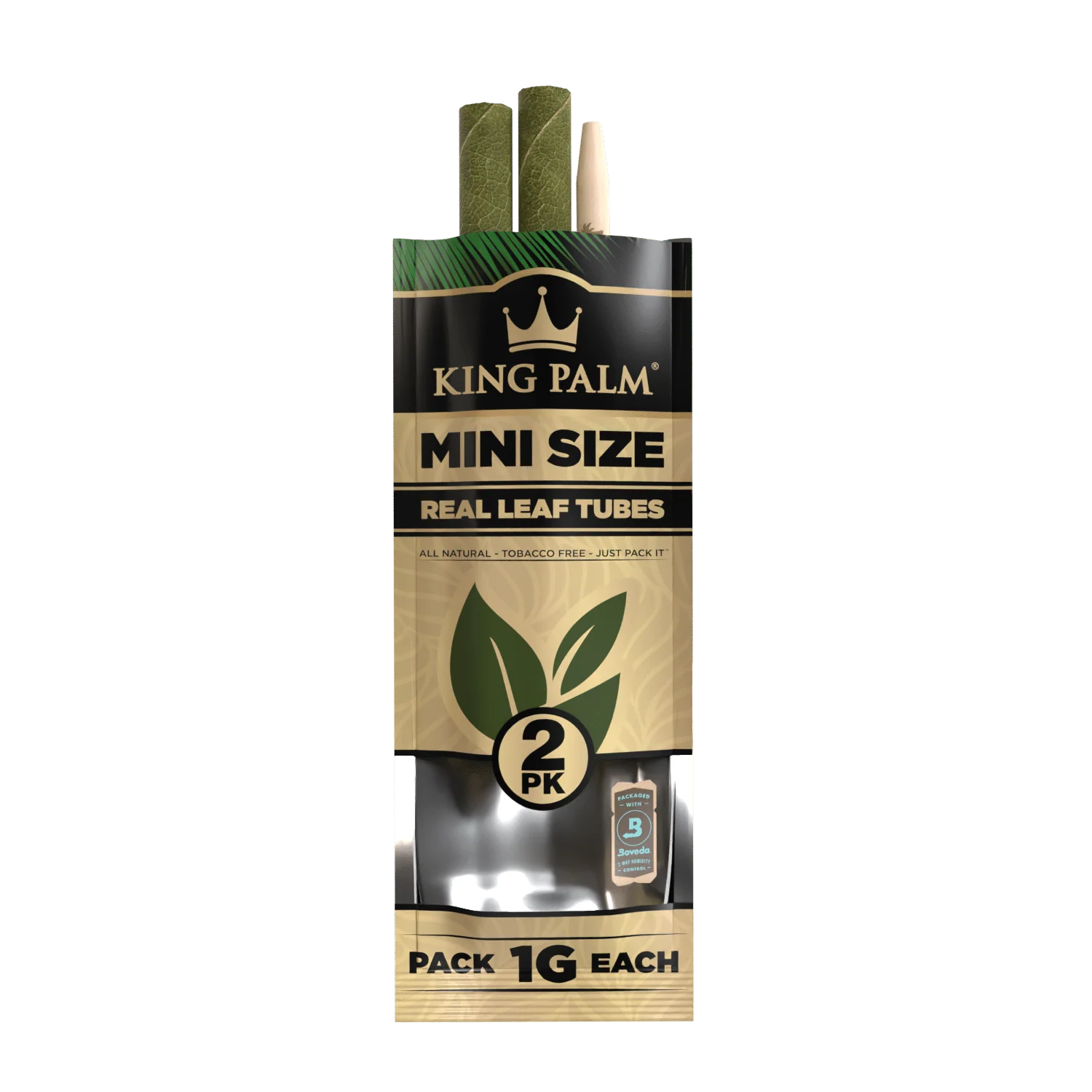 King Palm Blunt Rolls - Natural (Unflavored) | 2x