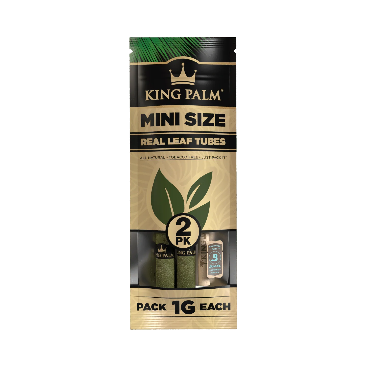 King Palm Blunt Rolls - Natural (Unflavored) | 2x
