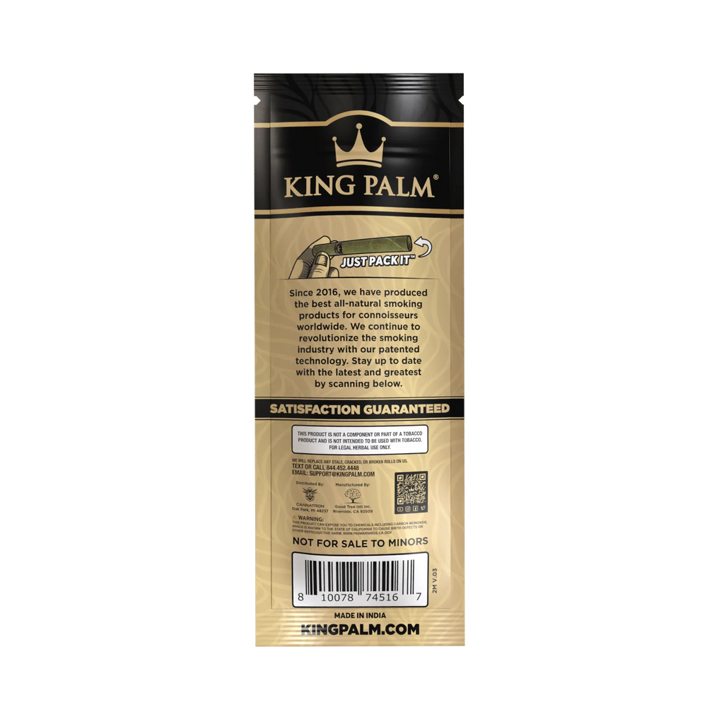 King Palm Blunt Rolls - Natural (Unflavored) | 2x