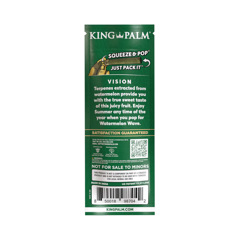 King Palm Blunt Rolls - Watermelon | 2x